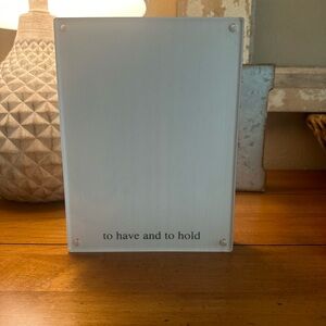 Mud Pie To Have And To Hold Magnetic Picture 5x7 Frame